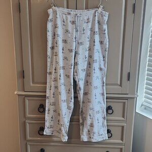 Talbots pajama pants size large